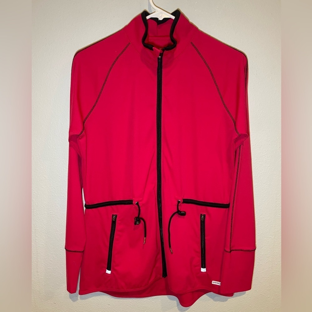 Cutter & Buck Annika Hit Pink Jacket with Black Trim